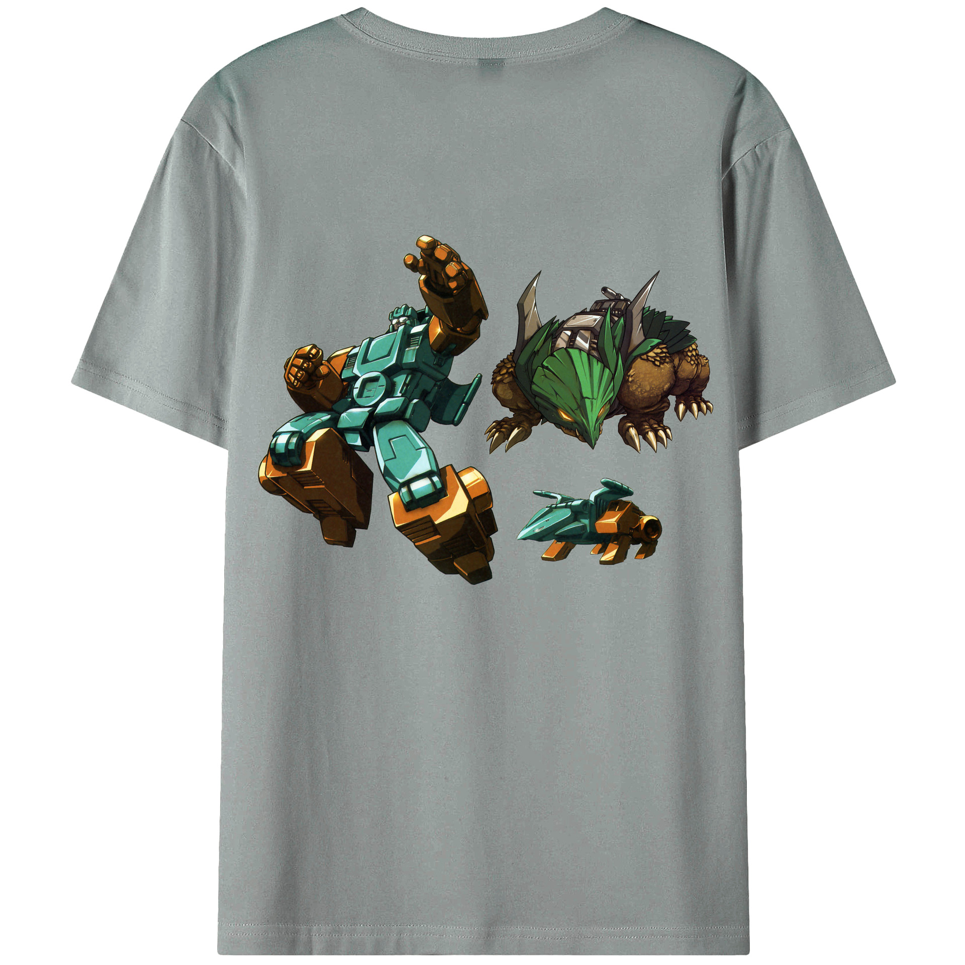 （画像用）  綿100％ メンズ半袖Tシャツ（バックプリント） 通気性